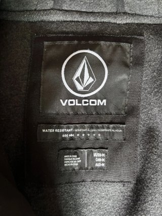 Chaqueta Volcom Hombre Negra con Capucha