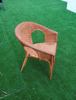 Sillón de mimbre IKEA
