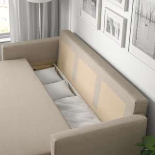 Sofá Cama Friheten Beige Ikea