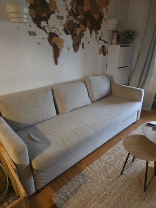 Sofá Cama Friheten Beige Ikea