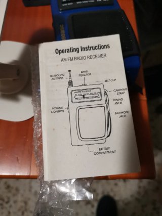 Radio Portátil Panasonic AM/FM Azul