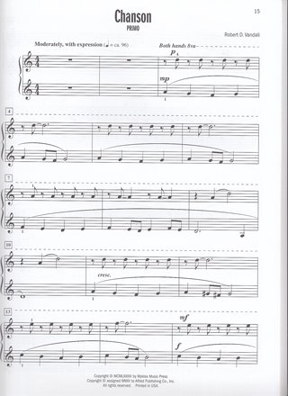 Célebres duetos para piano (4 manos). Alfred Publ.