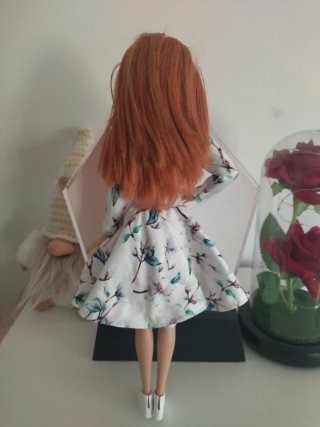 3 muñecas pelirrojas tipo Barbie. Ropa artesanal