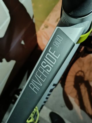 Bicicleta BTWIN Riverside 900 Gris Talla L