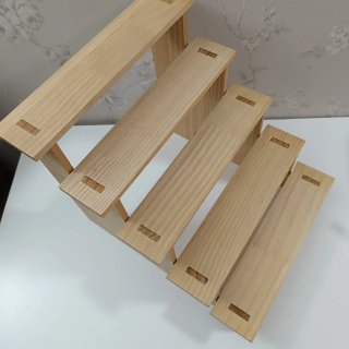 Expositor Escalera Madera