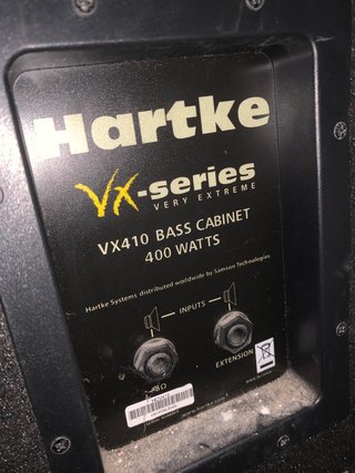 Warwick LWA 500 Amplificador Bajo + Hartke VX410