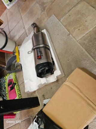 Akrapovic Escape Yamaha Tenere 700 Mas tubo curva