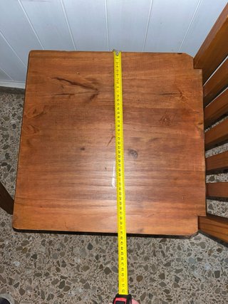 Pareja de sillas madera maciza rústicas