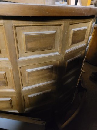 Barra de bar de madera