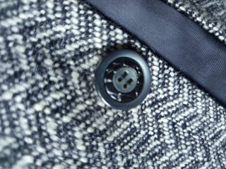 Abrigo vintage mohair y lana gris