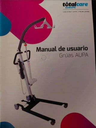 Grúa eléctrica para personas con discapacidad.