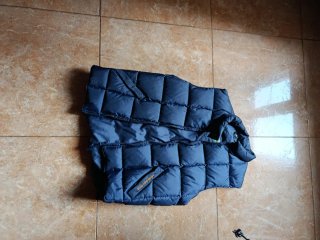 Chaleco plumífero azul