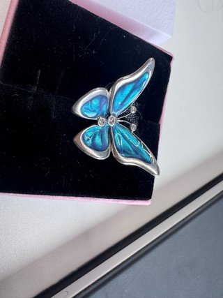 Charm Mariposa Pandora Azul y Verde