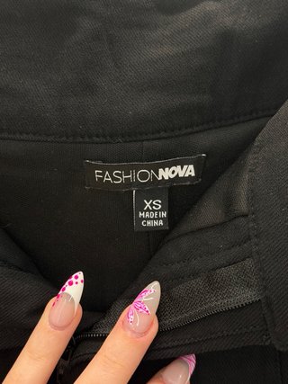 Gonna pantalone Fashion Nova nera
