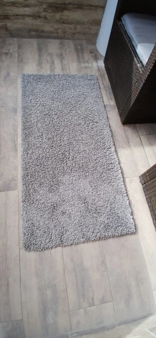 Alfombra gris 120x60