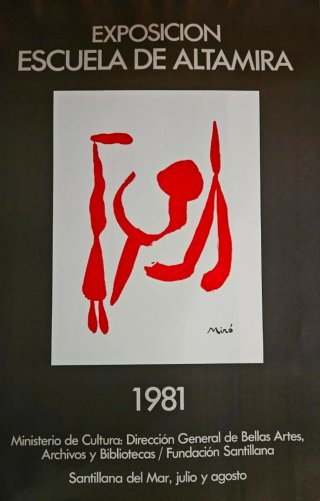 Lote de 10 carteles de exposición de arte