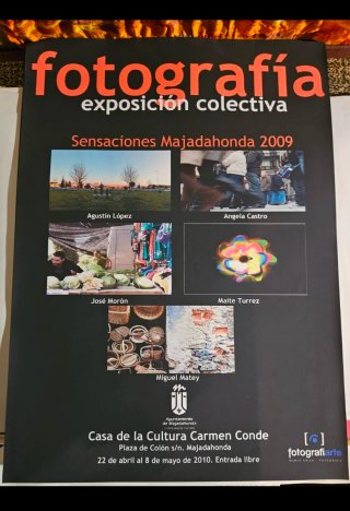 Lote de 10 carteles de exposición de arte