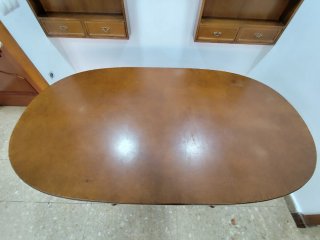 Mesa comedor y 6 sillas madera