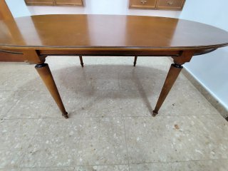 Mesa comedor y 6 sillas madera