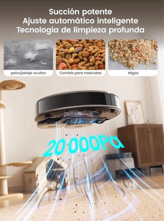 Aspiradora Robot Lefant con Base de Carga