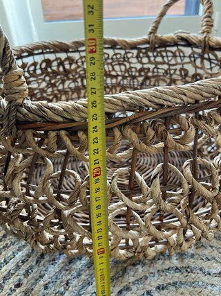 Cesta Mimbre Zara Home Asas