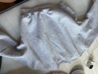 Sudadera Zara Gris Talla M