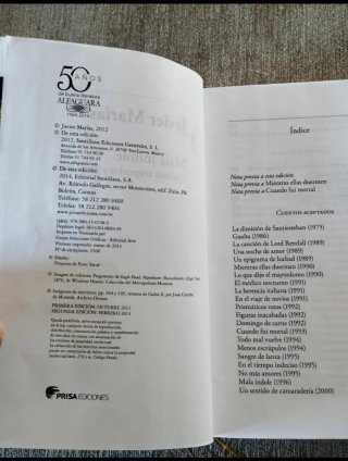 Mala índole. Javier Marías