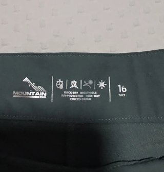 Bermudas Montaña Mountain Pro Talla 16