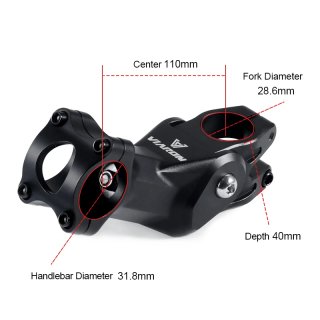 Potencia bici amortiguada CNC