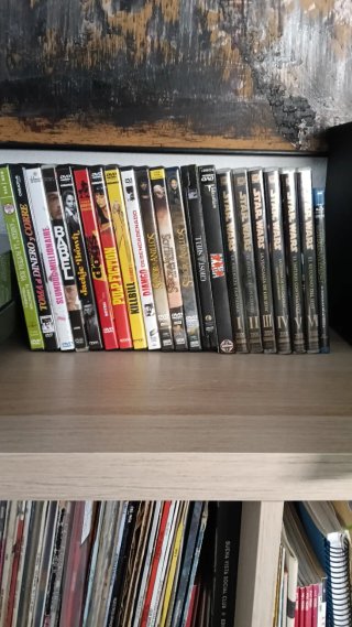 Lote DVDs Star Wars, Tarantino, Anime, etc