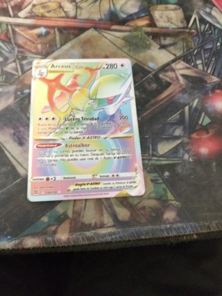 Carta Pokémon Arceus VSTAR Arcoíris
