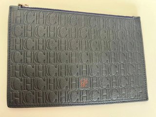 Bolso Carolina Herrera Original Azul y Rojo