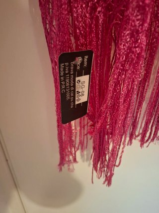 Kimono calado fucsia