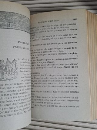 3 libros antiguos  senda de redención