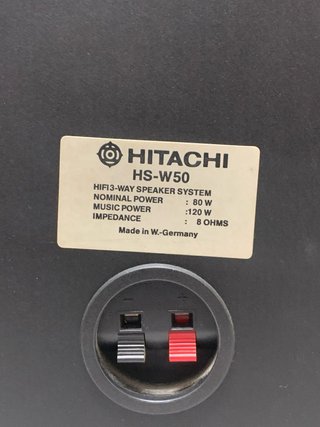 Altavoces Hi-Fi Hitachi Negros