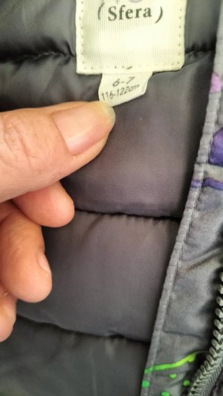 Chaquetón niña polar mariposas