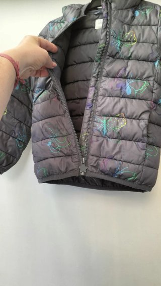 Chaquetón niña polar mariposas