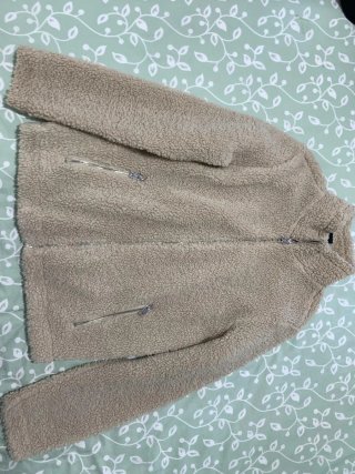 Chaqueta borrego beige