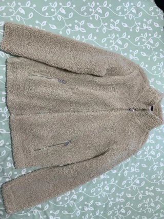 Chaqueta borrego beige