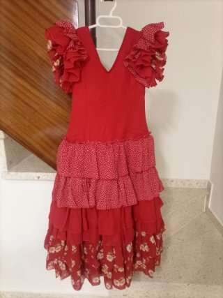 Traje Flamenca niña talla 4
