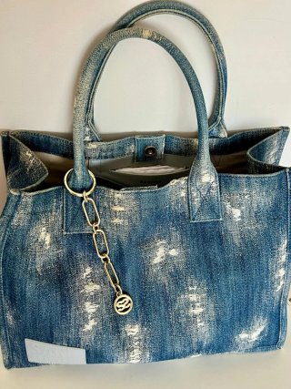 Bolso Sandro Denim Desgastado