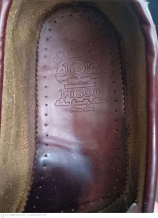 Mocasines Fosco Talla 45 Marrón Granate