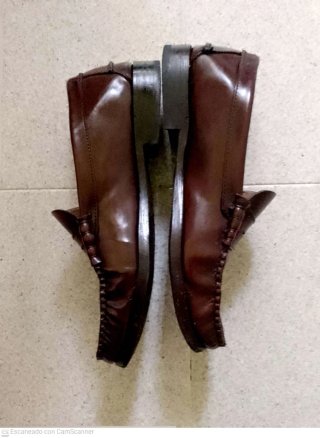 Mocasines Fosco Talla 45 Marrón Granate