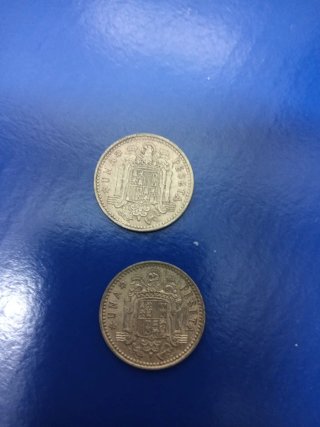 Dos Monedas Franco 1966 España