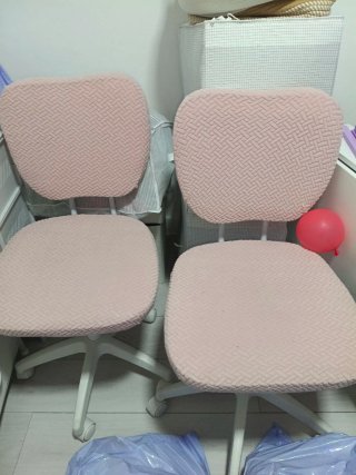 Sillas de escritorio rosas (2 unidades)