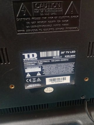 Vendo televisión de 20 pulgadas por 70 EU.