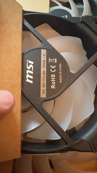 Ventiladores MSI