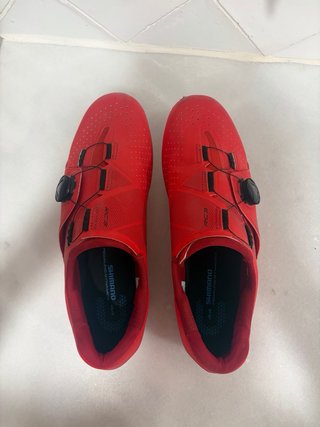 Calas/Zapatillas bicicleta Shimano RC3 Rojas