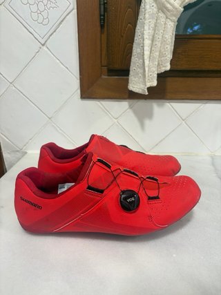 Calas/Zapatillas bicicleta Shimano RC3 Rojas