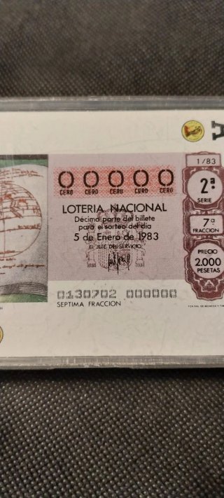 Baraja Lotería Nacional 1983 Descubrimiento Améric